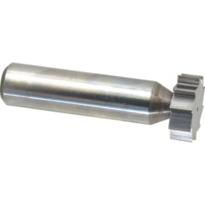 Made in USA ANSI 806 (Old Std # 91) 3/4 Cut Diam, 1/4 Cut Width, 1/2 Shank, Straight-Tooth Woodruff Keyseat Cutter So...